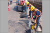 Following Speaker Khader’s instructions, potholes on Netravathi bridge being filled